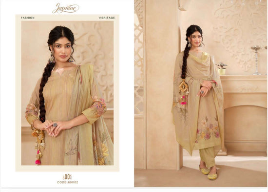 Jasmine Paranda Pure Lawn Cotton Pakistani Suit - Amrah Wholesale