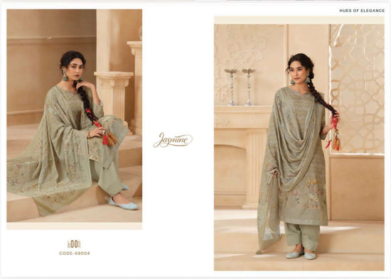 Jasmine Paranda Pure Lawn Cotton Pakistani Suit - Amrah Wholesale
