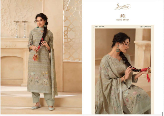 Jasmine Paranda Pure Lawn Cotton Pakistani Suit - Amrah Wholesale