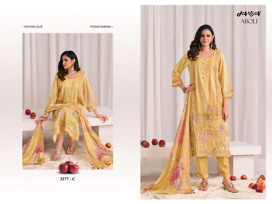 Jay Vijay Aboli 3277 Dress Material Wholesale Catalogue - Amrah Wholesale