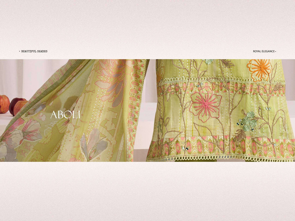 Jay Vijay Aboli 3277 Dress Material Wholesale Catalogue - Amrah Wholesale