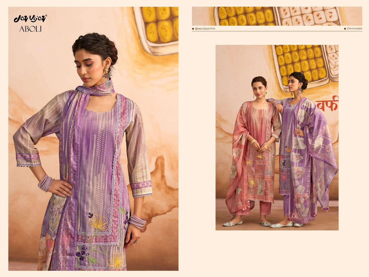 Jay Vijay Aboli Vol 2 3821 Premium Mal Cotton Dress Material Collection