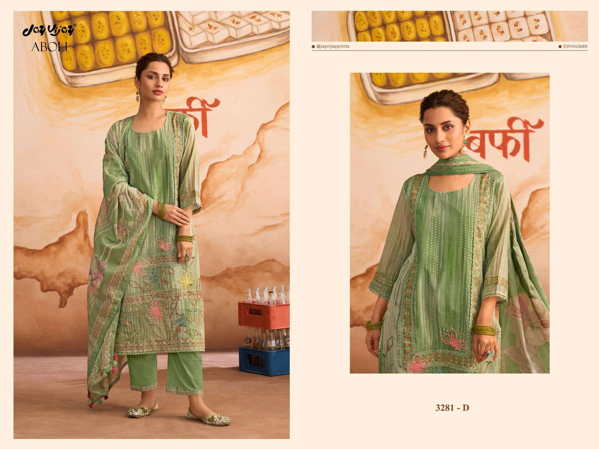 Jay Vijay Aboli Vol 2 3821 Premium Mal Cotton Dress Material Collection