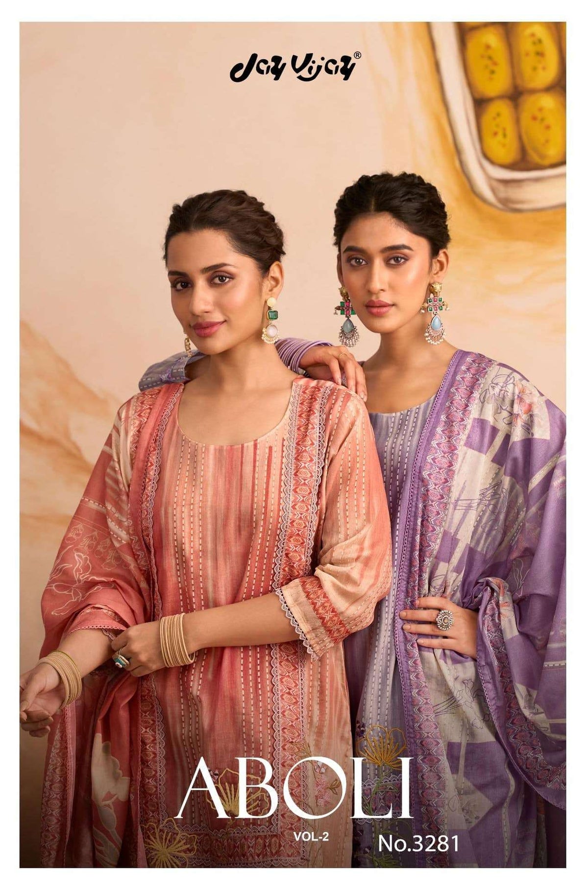 Jay Vijay Aboli Vol 2 3821 Premium Mal Cotton Dress Material Collection