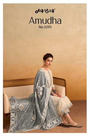 Jay Vijay Amudha 3293 South Cotton Dress Material Wholesale - Amrah Wholesale