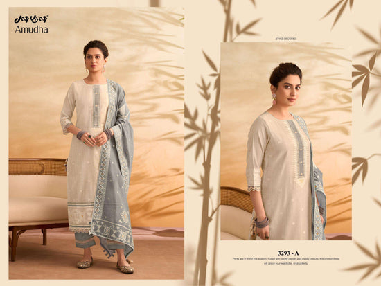 Jay Vijay Amudha 3293 South Cotton Dress Material Wholesale - Amrah Wholesale