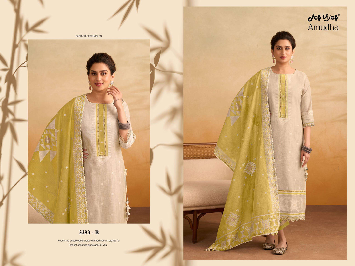 Jay Vijay Amudha 3293 South Cotton Dress Material Wholesale - Amrah Wholesale