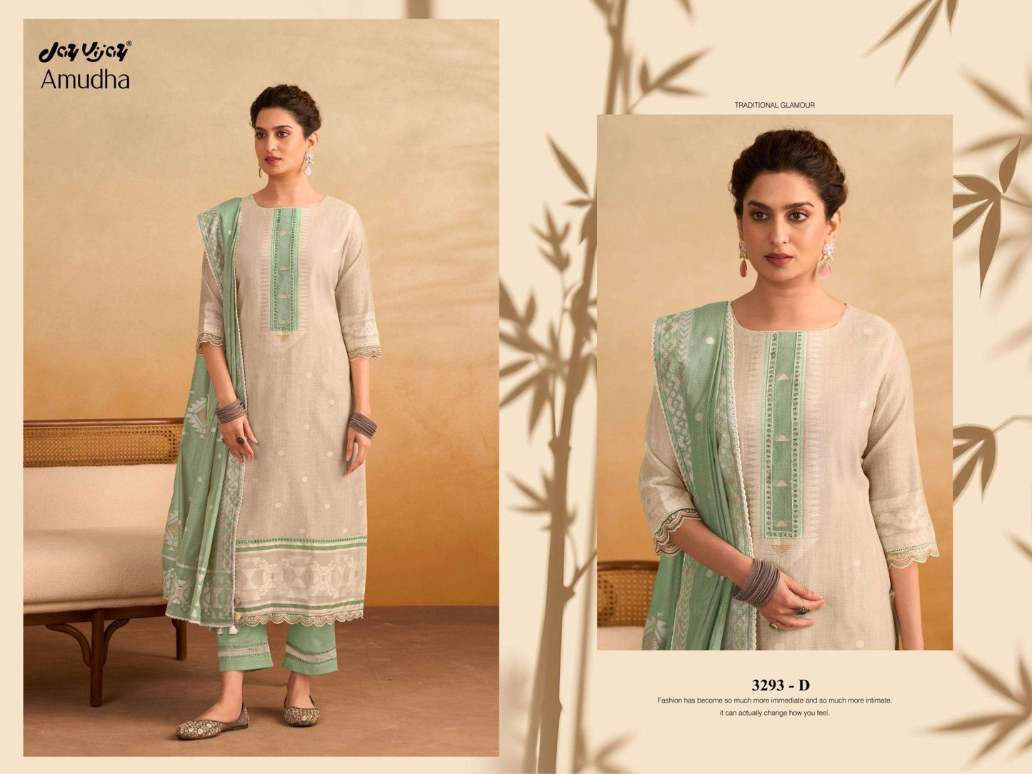 Jay Vijay Amudha 3293 South Cotton Dress Material Wholesale - Amrah Wholesale