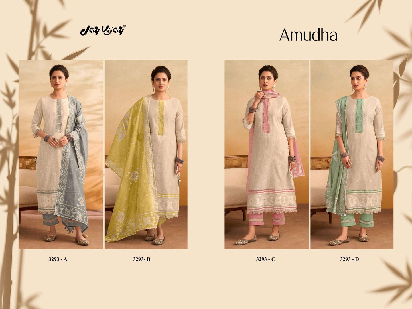 Jay Vijay Amudha 3293 South Cotton Dress Material Wholesale - Amrah Wholesale