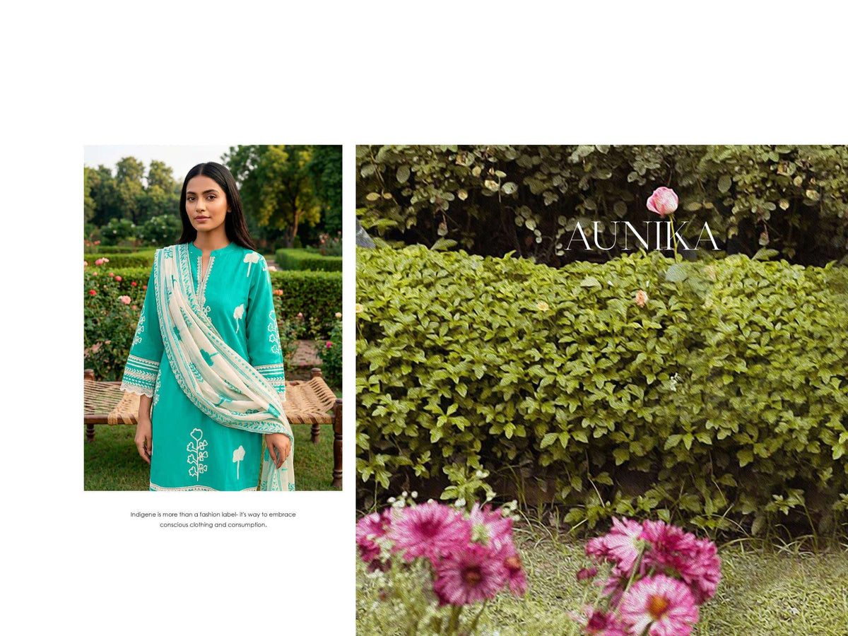 Jay Vijay Aunika 3294 Cotton Hand Block Printed Dress Material - Amrah Wholesale