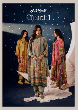 Jay Vijay Chandni Pashmina Jacquard Unstitched Dress Material