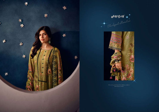 Jay Vijay Chandni Pashmina Jacquard Unstitched Dress Material