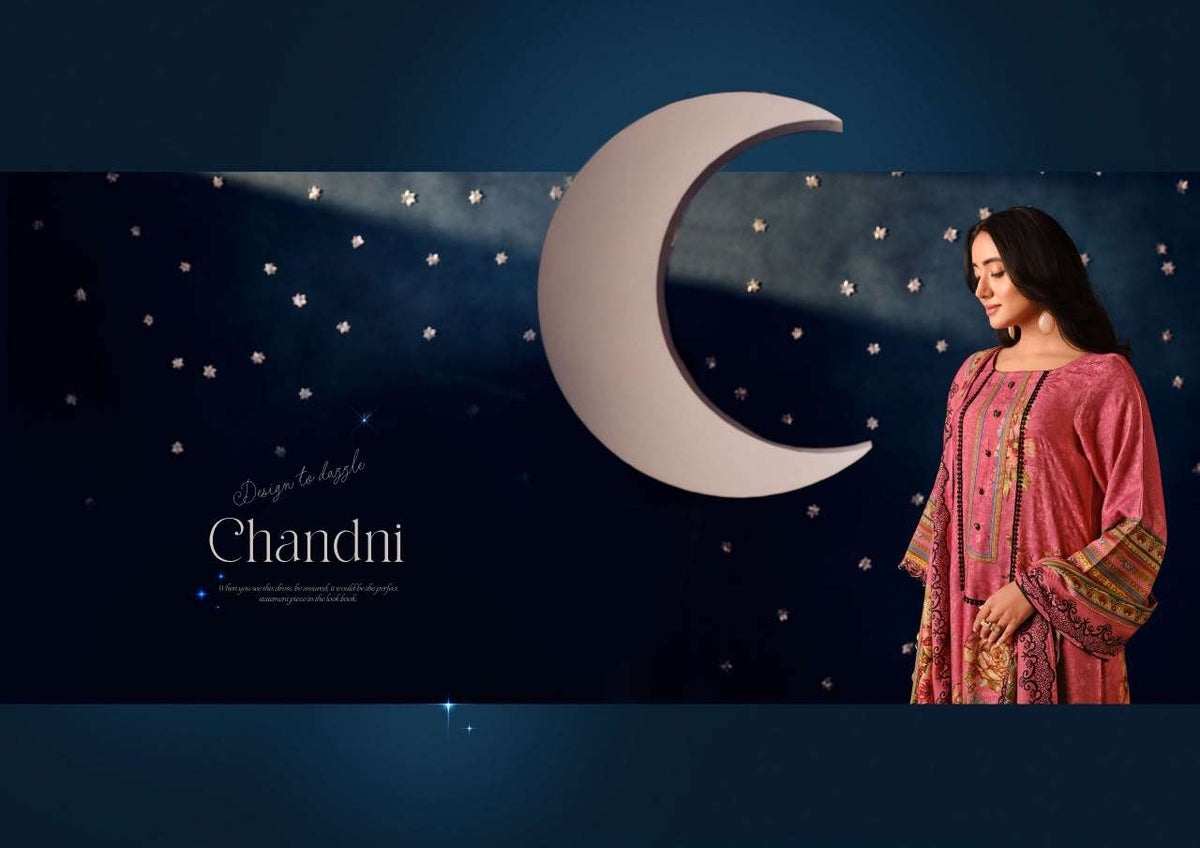Jay Vijay Chandni Pashmina Jacquard Unstitched Dress Material