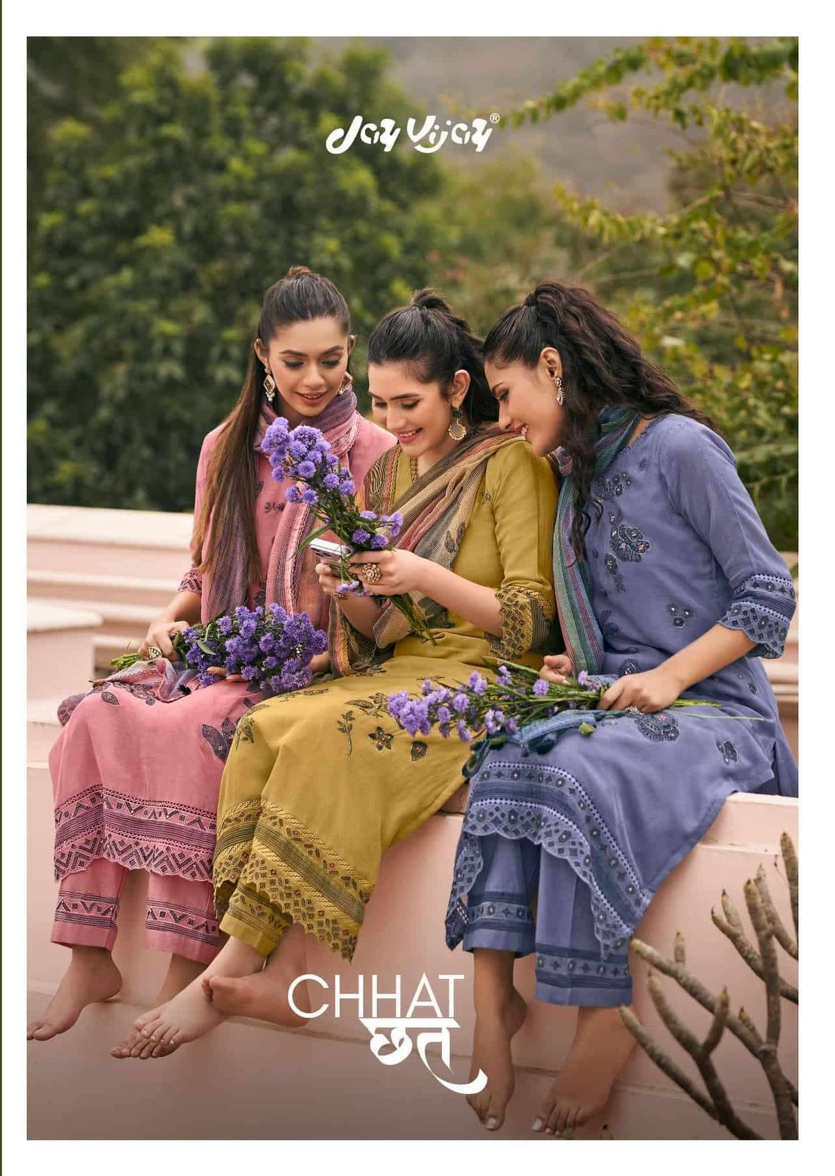 Jay Vijay Chhat Dress Material Wholesale Catalogue - Amrah Wholesale
