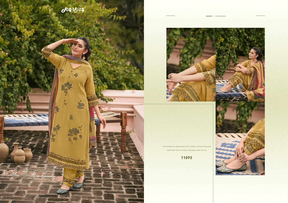 Jay Vijay Chhat Dress Material Wholesale Catalogue - Amrah Wholesale