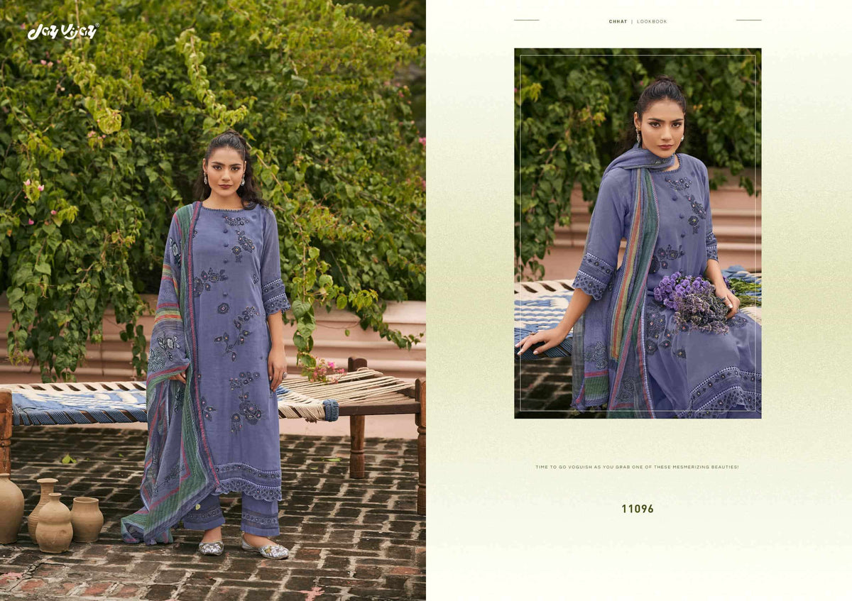Jay Vijay Chhat Dress Material Wholesale Catalogue - Amrah Wholesale
