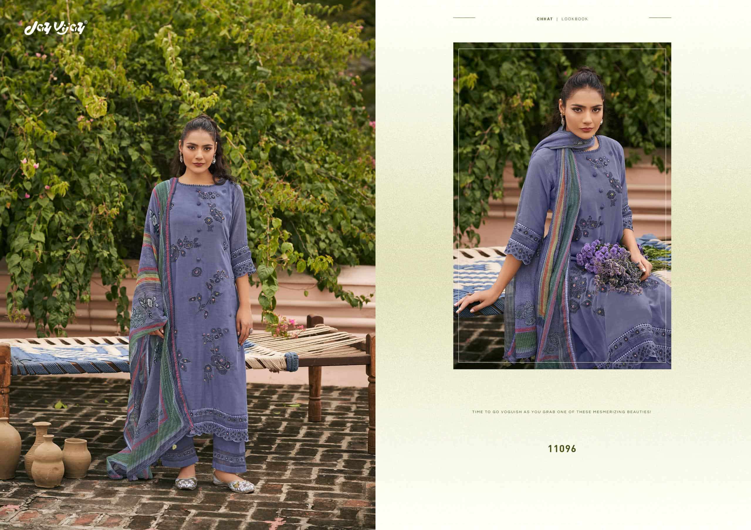 Jay Vijay Chhat Dress Material Wholesale Catalogue - Amrah Wholesale