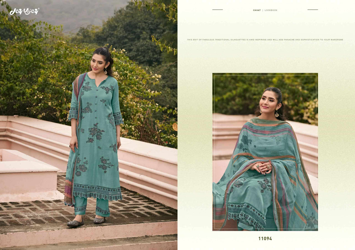 Jay Vijay Chhat Dress Material Wholesale Catalogue - Amrah Wholesale