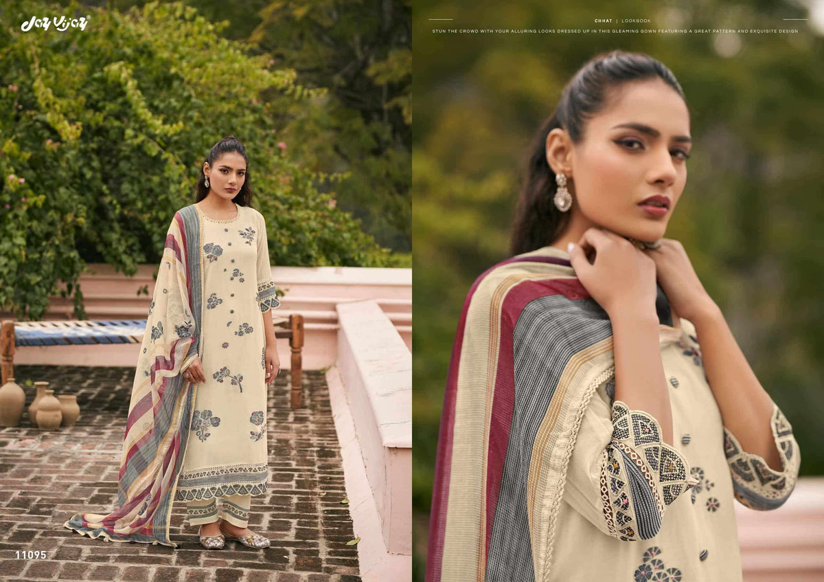 Jay Vijay Chhat Dress Material Wholesale Catalogue - Amrah Wholesale