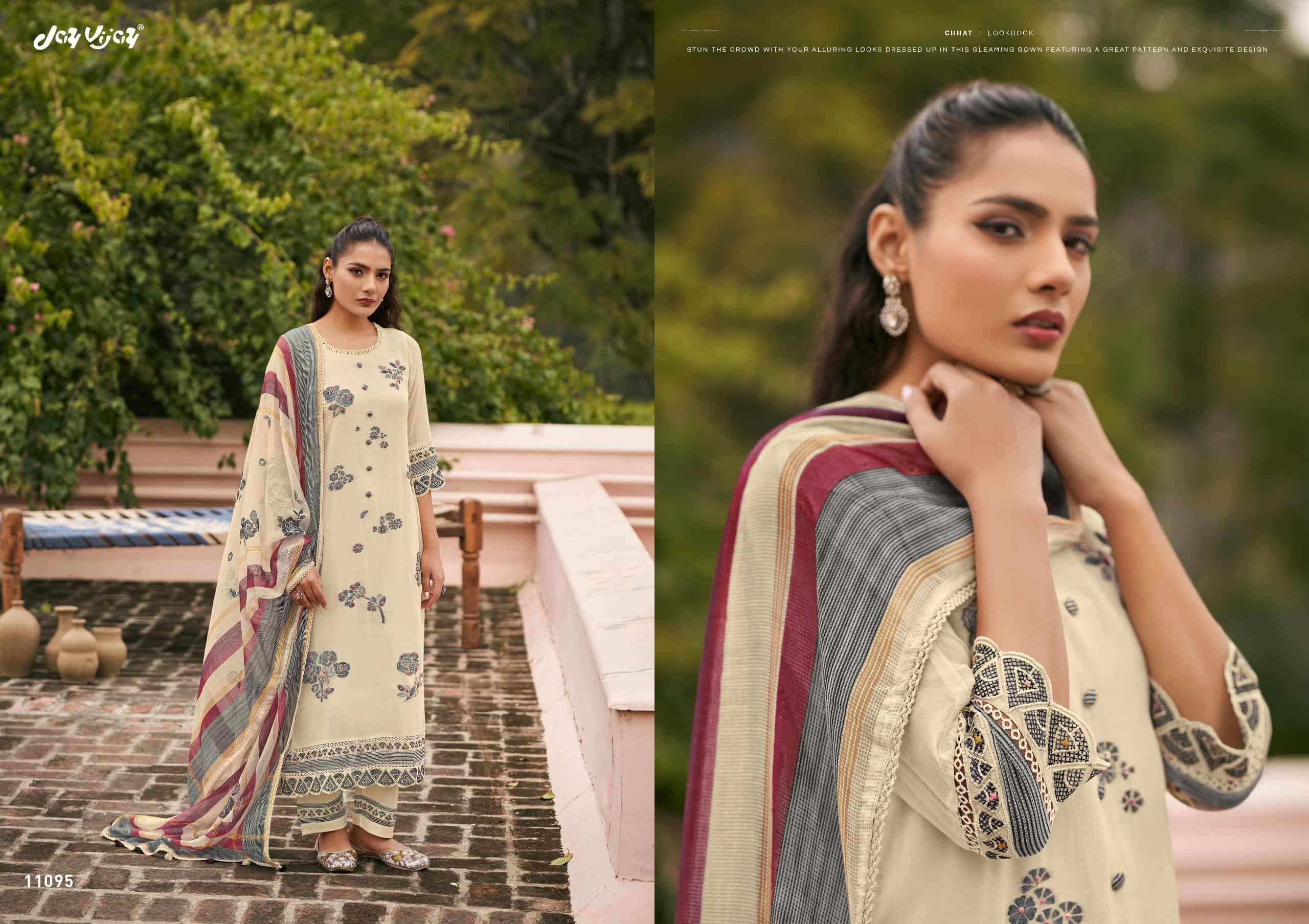 Jay Vijay Chhat Dress Material Wholesale Catalogue - Amrah Wholesale