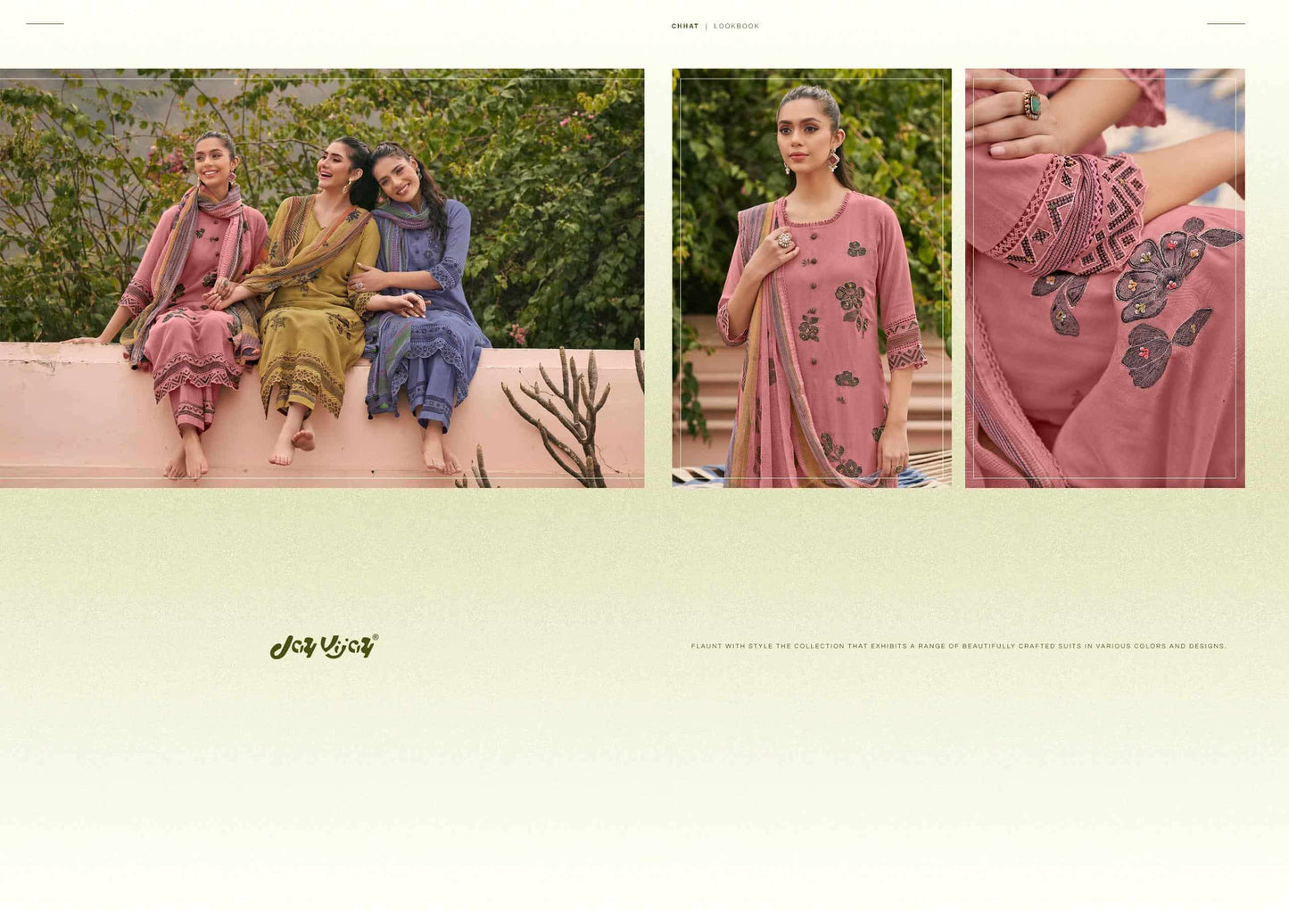 Jay Vijay Chhat Dress Material Wholesale Catalogue - Amrah Wholesale