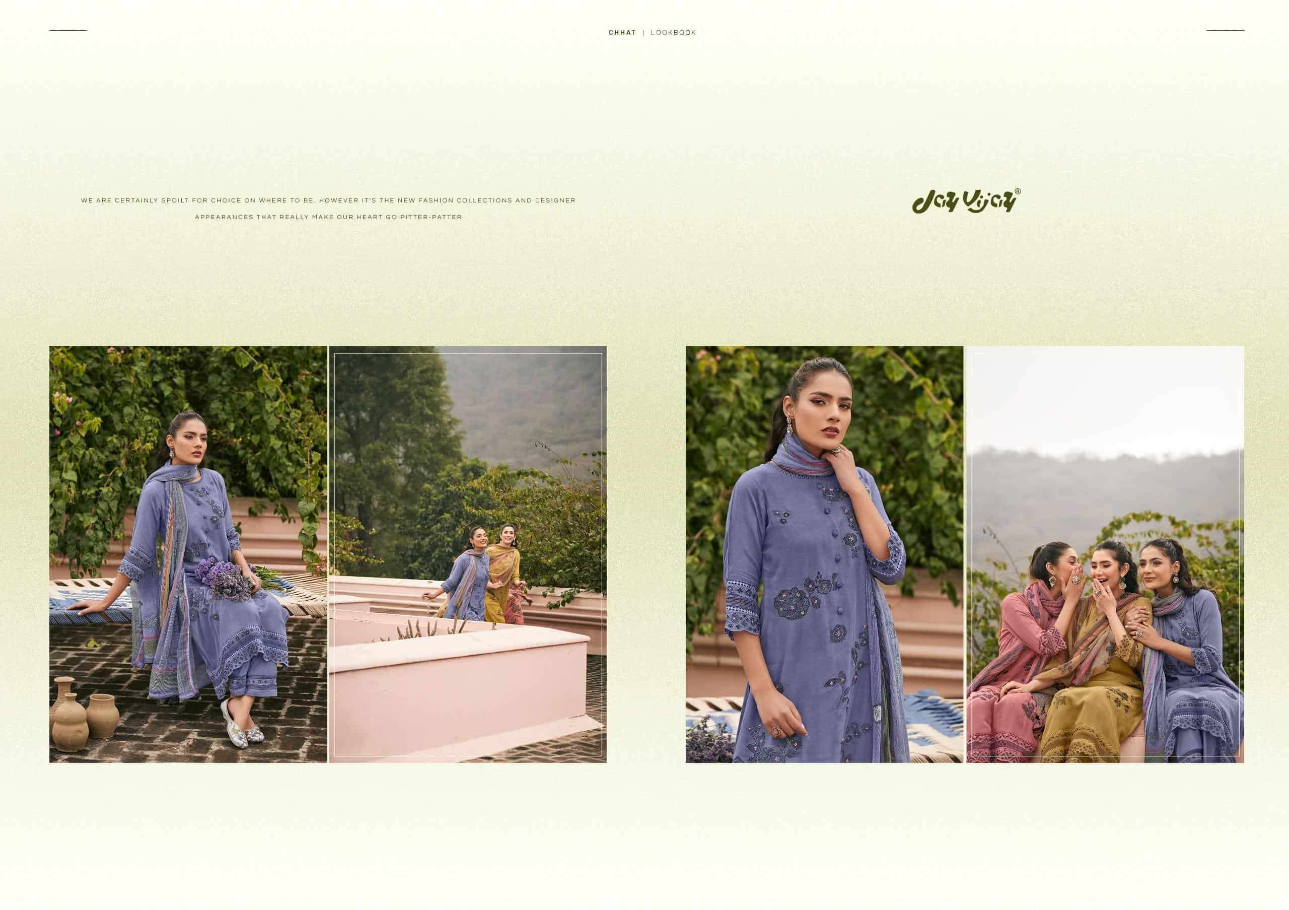 Jay Vijay Chhat Dress Material Wholesale Catalogue - Amrah Wholesale