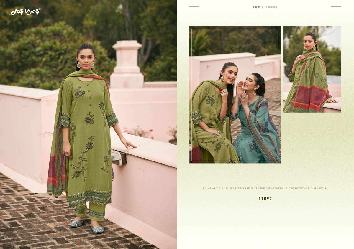 Jay Vijay Chhat Dress Material Wholesale Catalogue - Amrah Wholesale