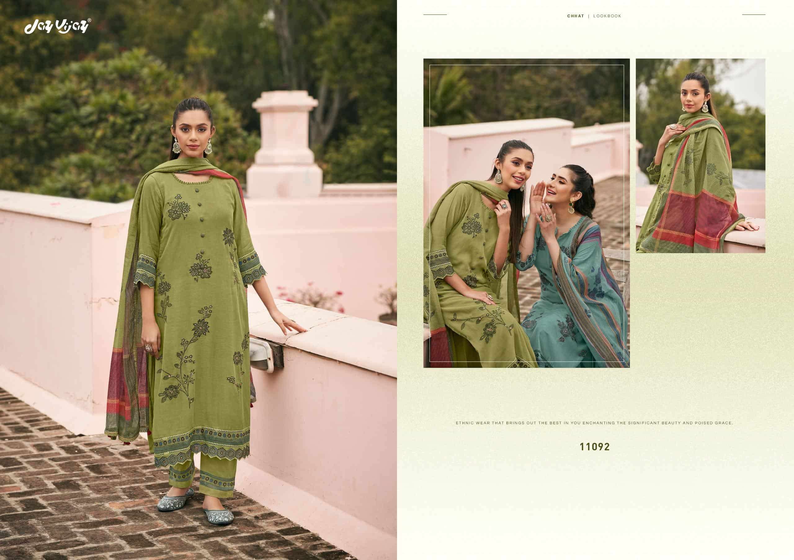 Jay Vijay Chhat Dress Material Wholesale Catalogue - Amrah Wholesale
