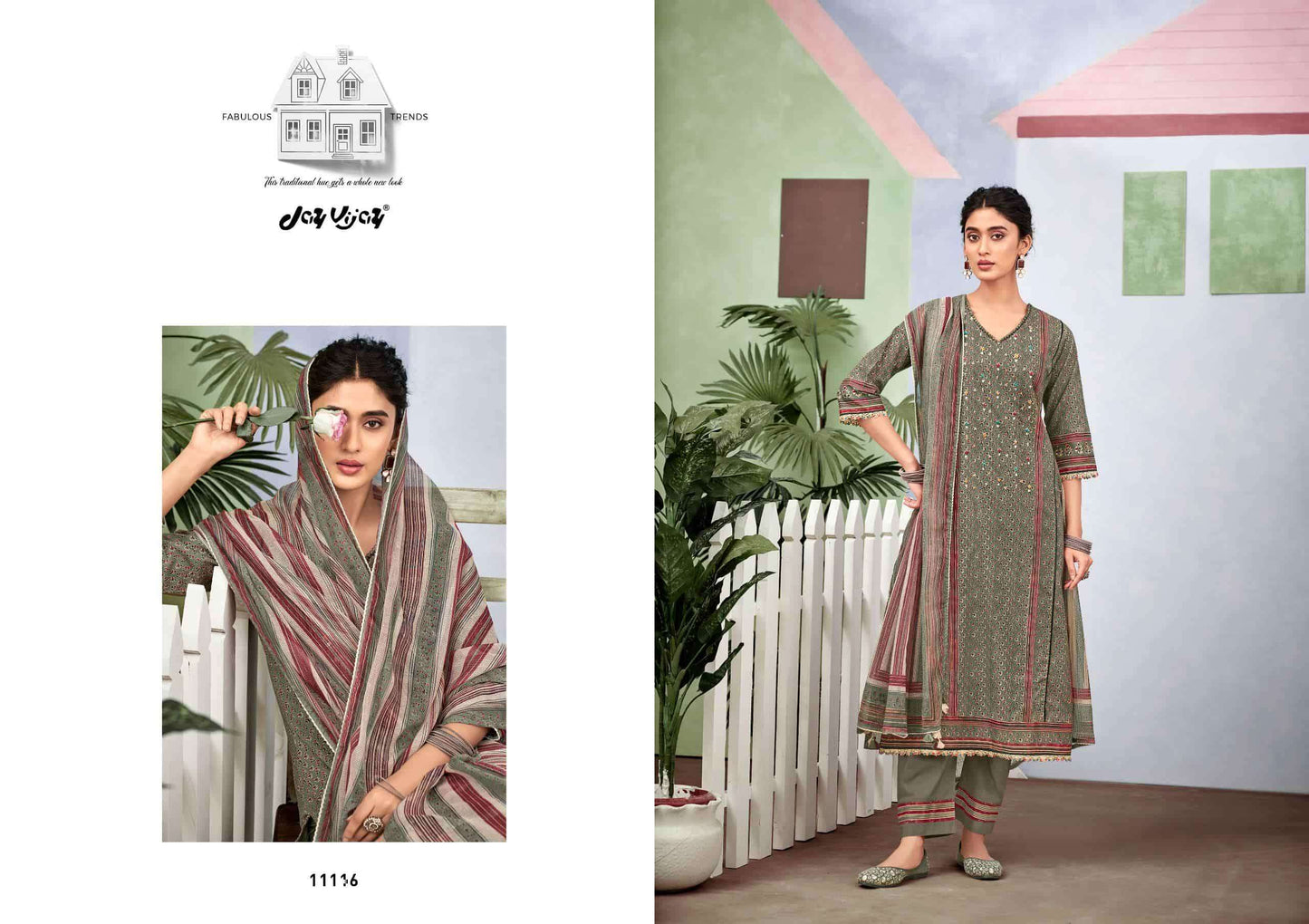 Jay Vijay Dil Daar Premium Cotton Dress Material