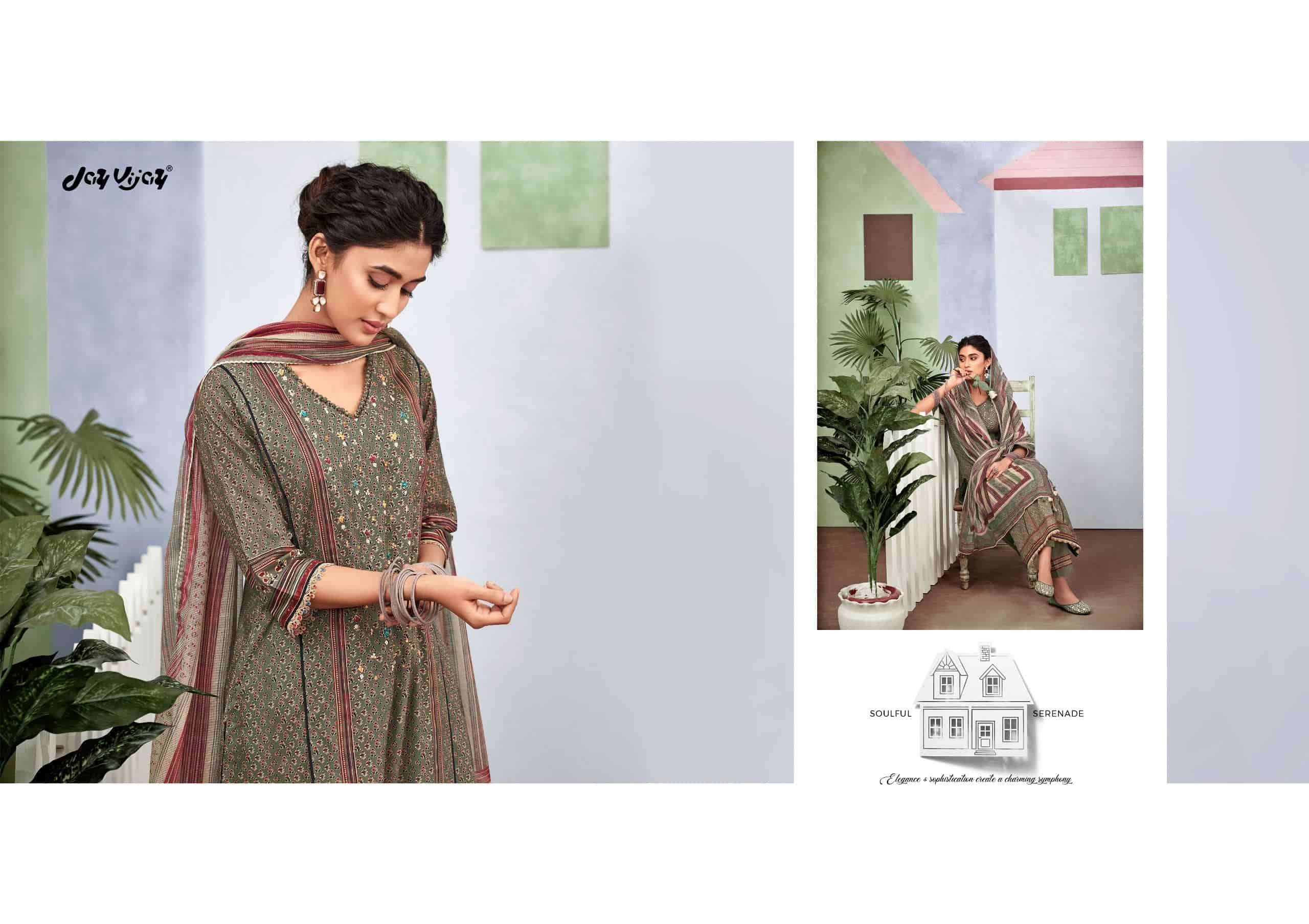 Jay Vijay Dil Daar Premium Cotton Dress Material