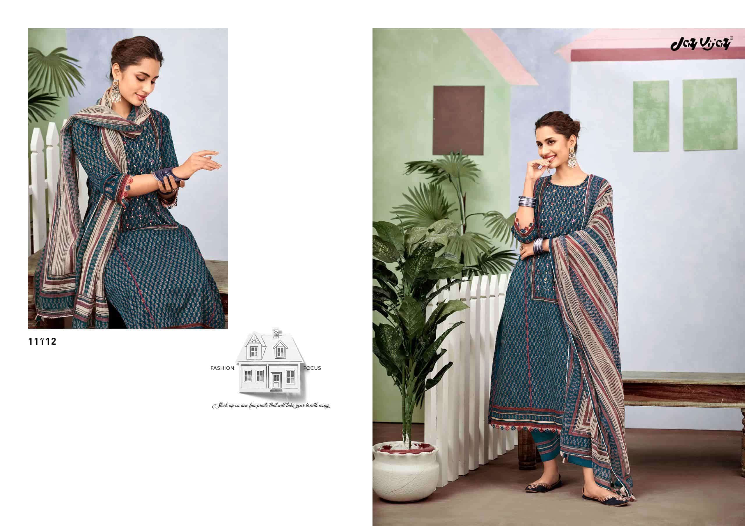 Jay Vijay Dil Daar Premium Cotton Dress Material