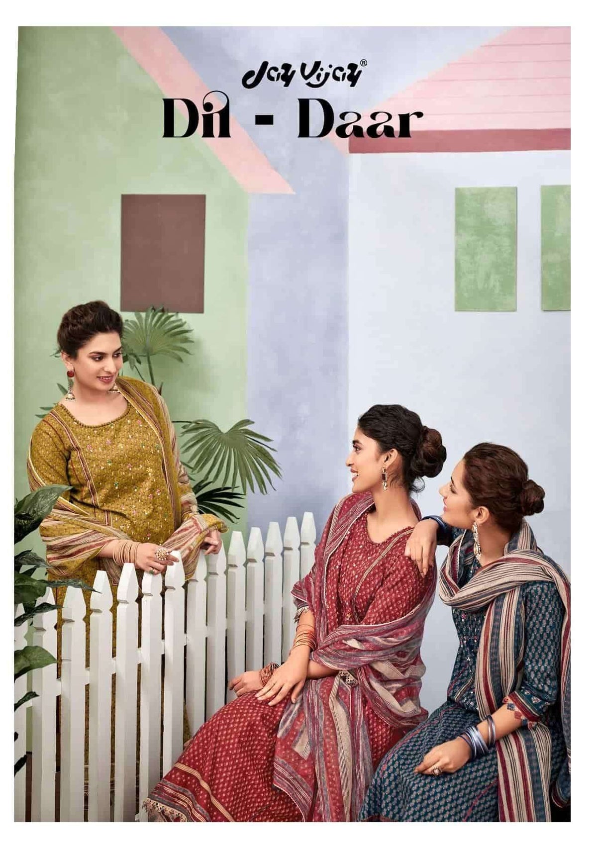 Jay Vijay Dil Daar Premium Cotton Dress Material - Amrah Wholesale