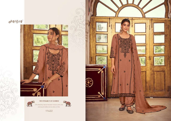 Jay Vijay Dorika Vol 2 Malai Chanderi Dress Material