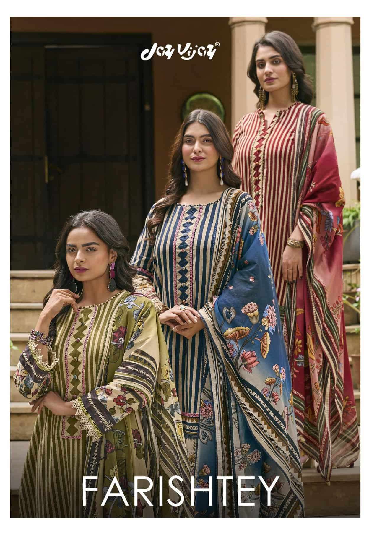 Jay Vijay Farishtey Premium Cotton Dress Material
