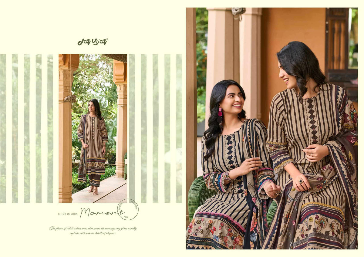 Jay Vijay Farishtey Premium Cotton Dress Material