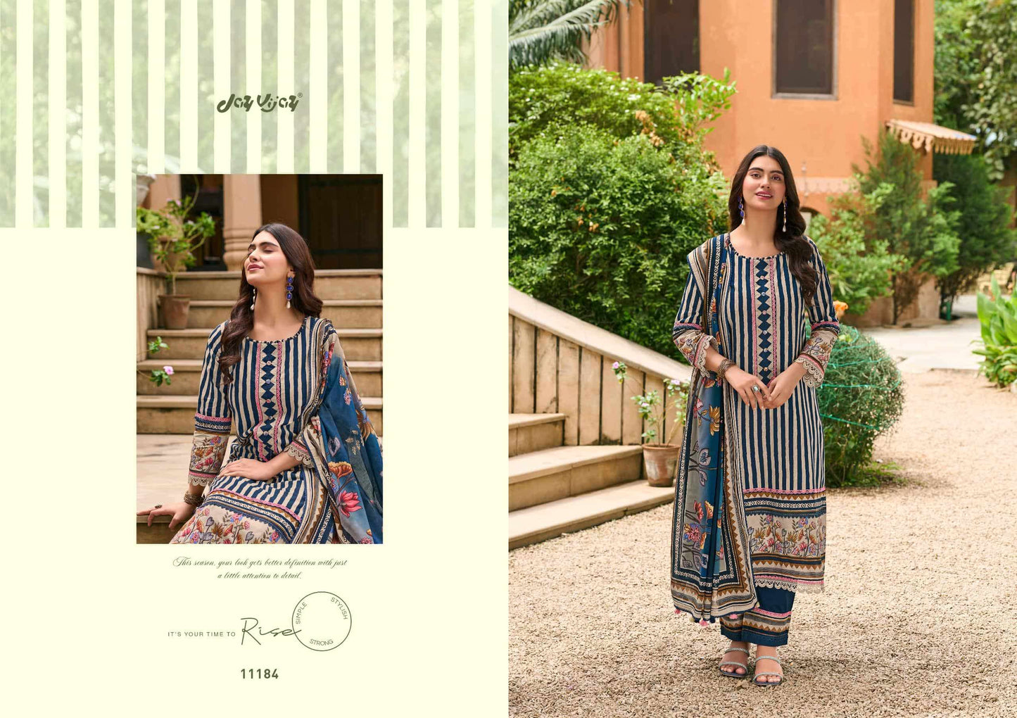 Jay Vijay Farishtey Premium Cotton Dress Material
