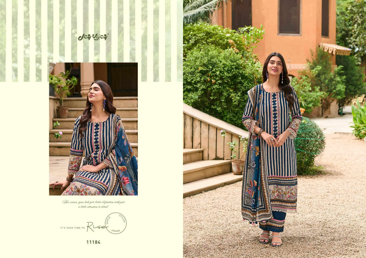 Jay Vijay Farishtey Premium Cotton Dress Material