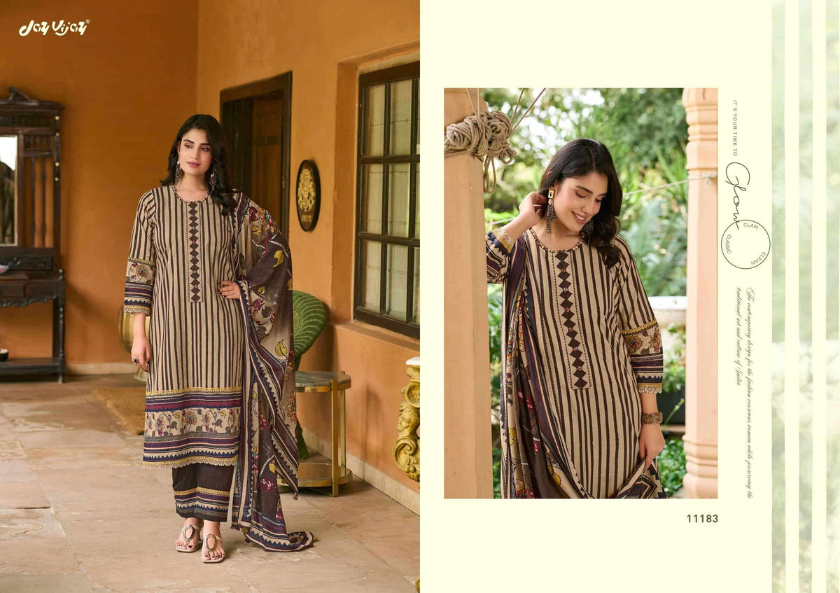 Jay Vijay Farishtey Premium Cotton Dress Material