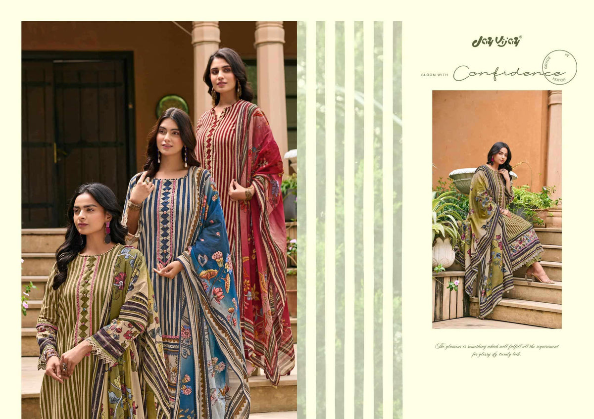 Jay Vijay Farishtey Premium Cotton Dress Material