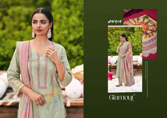 Jay Vijay Fitrah Premium Cotton Dress Material - Amrah Wholesale