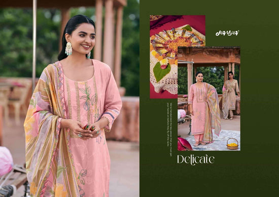 Jay Vijay Fitrah Premium Cotton Dress Material - Amrah Wholesale