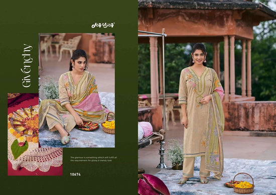 Jay Vijay Fitrah Premium Cotton Dress Material - Amrah Wholesale