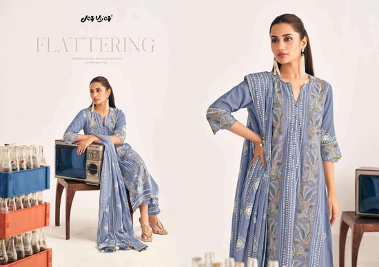 Jay Vijay Goti Soda Mal Mal Cotton Dress Material - Amrah Wholesale