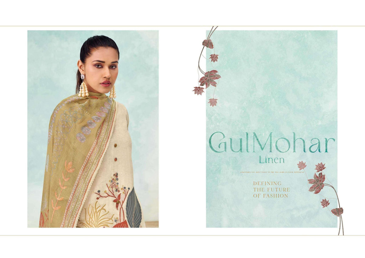 Jay Vijay Gulmohar Linen - Amrah Wholesale