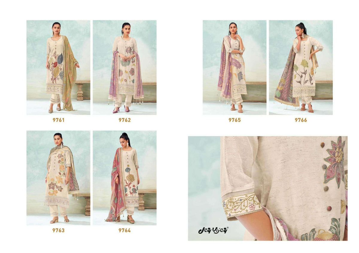Jay Vijay Gulmohar Linen - Amrah Wholesale