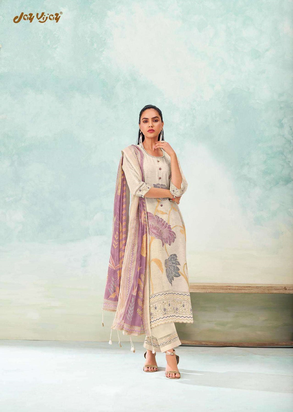 Jay Vijay Gulmohar Linen - Amrah Wholesale