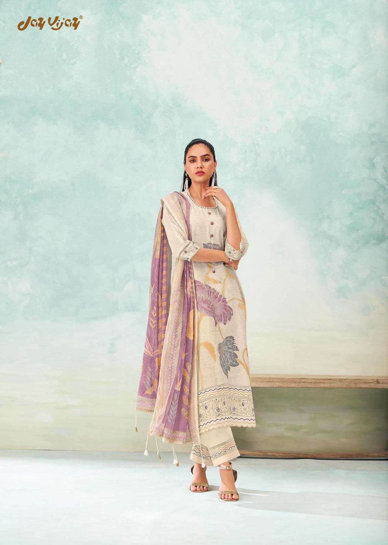 Jay Vijay Gulmohar Linen - Amrah Wholesale