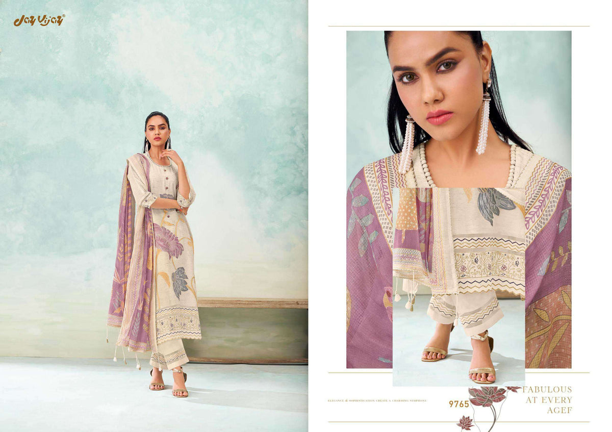 Jay Vijay Gulmohar Linen - Amrah Wholesale