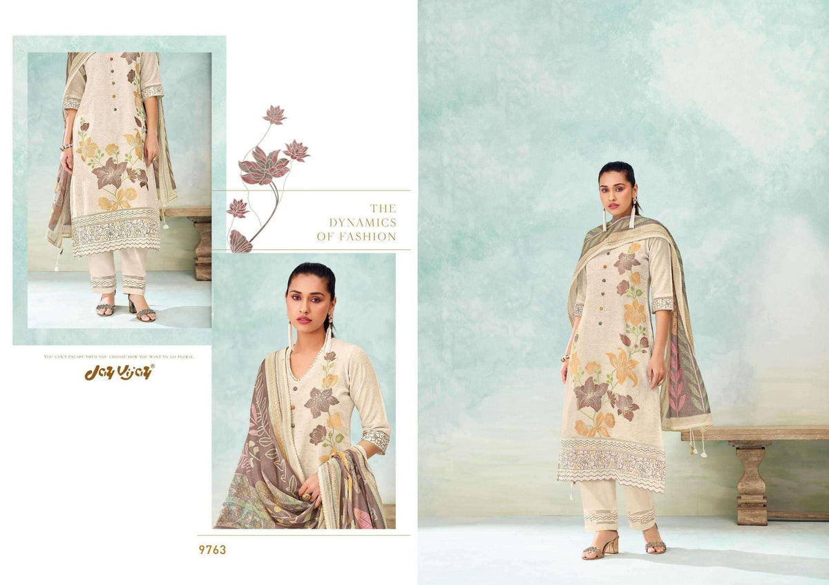 Jay Vijay Gulmohar Linen - Amrah Wholesale
