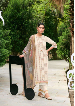 Jay Vijay Harmony Premium Mal Chanderi Dress Material - Amrah Wholesale